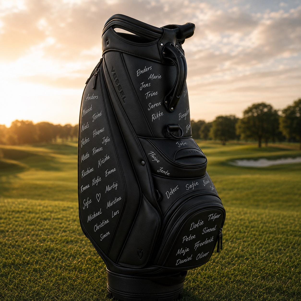 The Names Behind the Journey golfbag